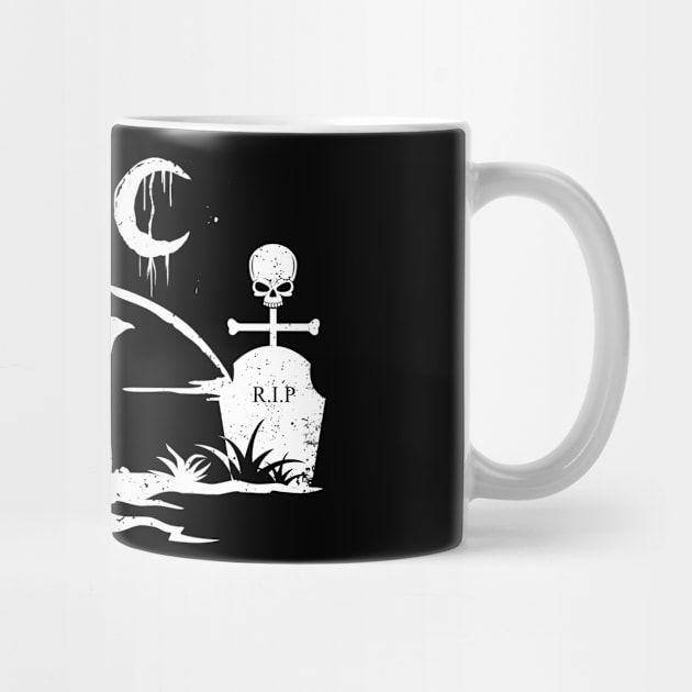 Gothic Graveyard - Vintage Crow Lover Skull Fanatic by YouareweirdIlikeyou